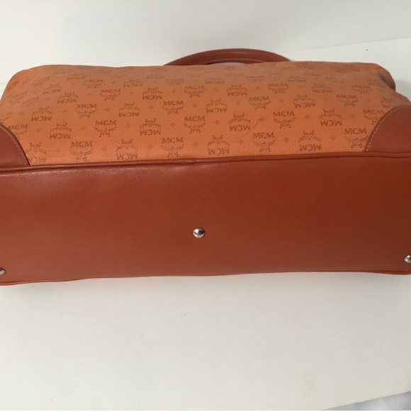 MCM Women's Leather Tote Triple Compartment Handbag - Picture 11 of 16